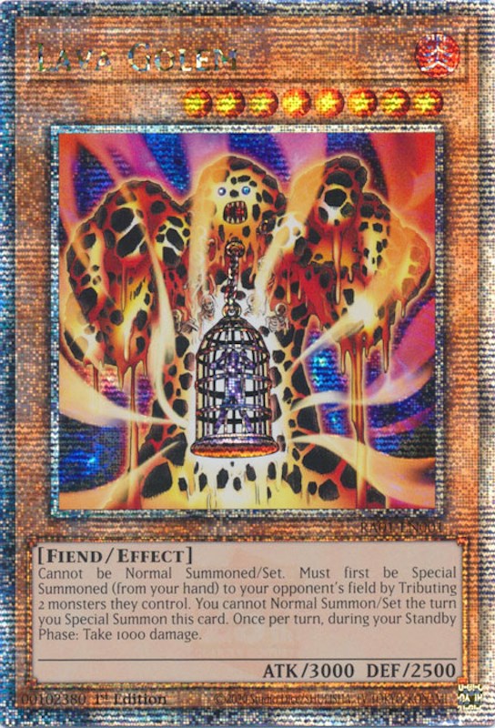 Lava Golem [RA01-EN001] Quarter Century Secret Rare | Play N Trade Winnipeg