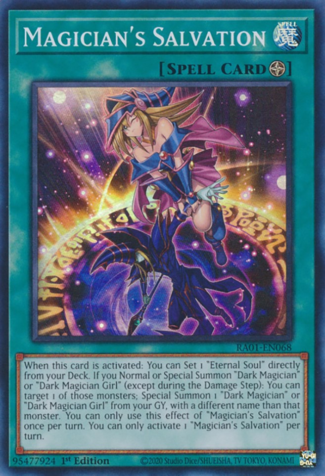 Magician's Salvation [RA01-EN068] Super Rare | Play N Trade Winnipeg