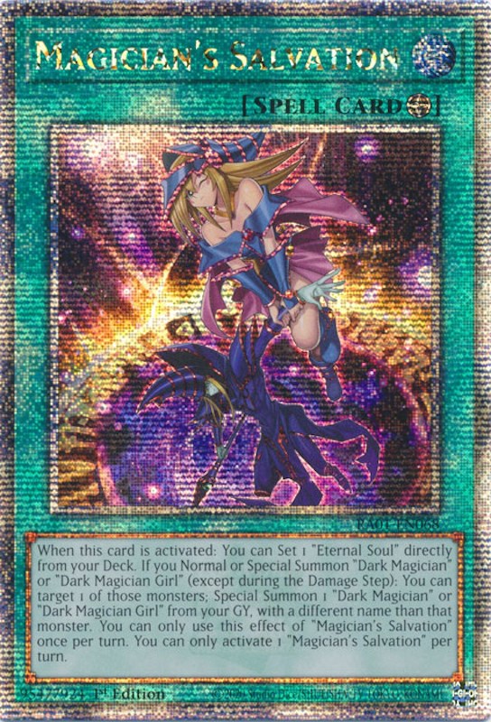 Magician's Salvation [RA01-EN068] Quarter Century Secret Rare | Play N Trade Winnipeg