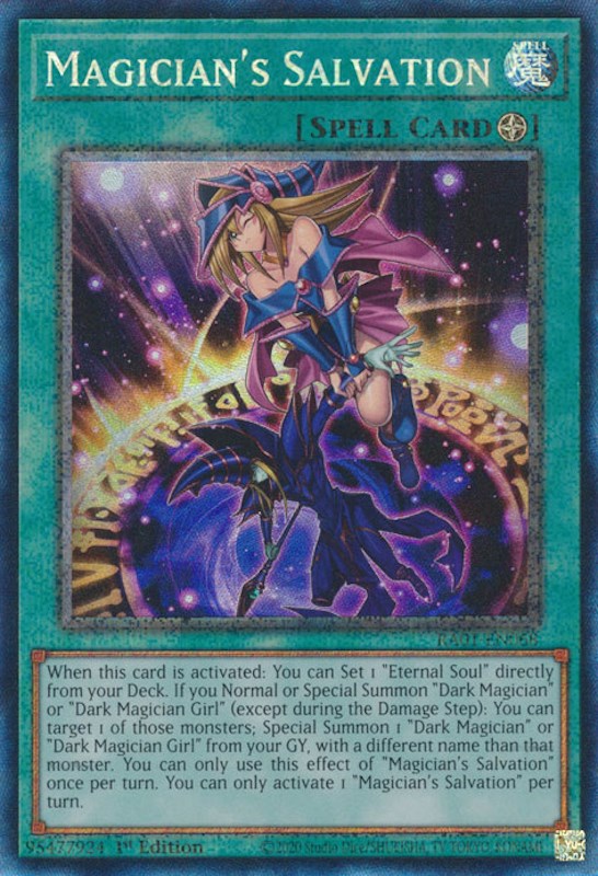 Magician's Salvation [RA01-EN068] Prismatic Collector's Rare | Play N Trade Winnipeg