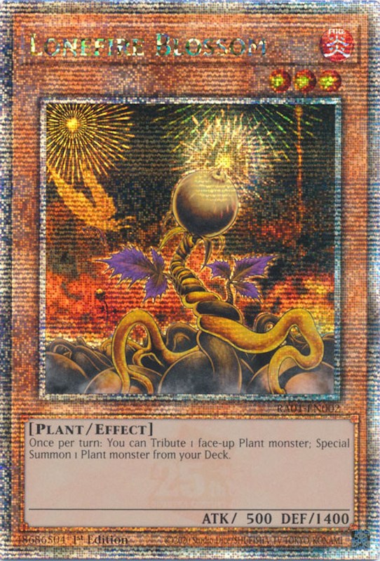 Lonefire Blossom [RA01-EN002] Quarter Century Secret Rare | Play N Trade Winnipeg