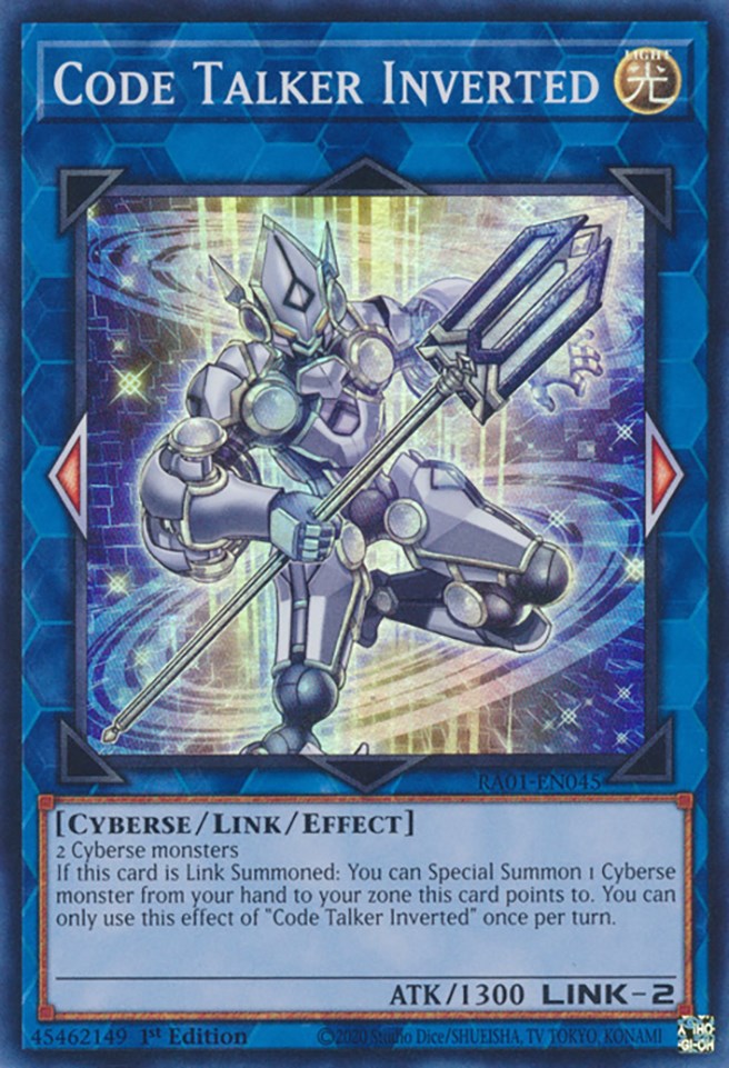 Code Talker Inverted [RA01-EN045] Super Rare | Play N Trade Winnipeg