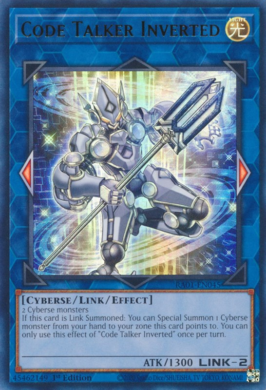 Code Talker Inverted [RA01-EN045] Ultra Rare | Play N Trade Winnipeg