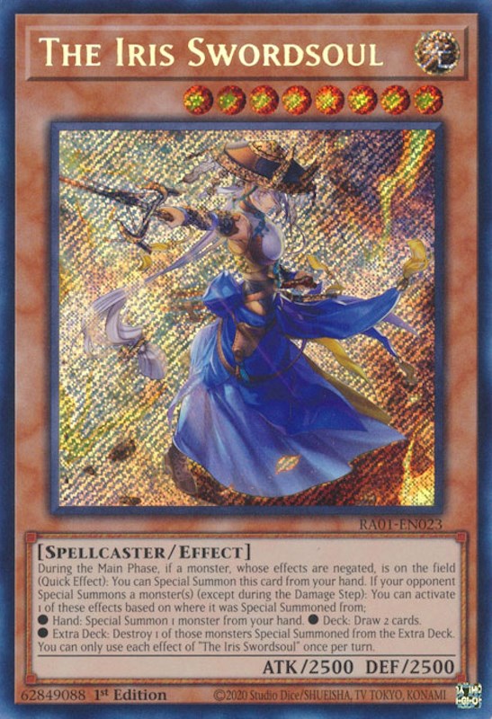 The Iris Swordsoul [RA01-EN023] Secret Rare | Play N Trade Winnipeg
