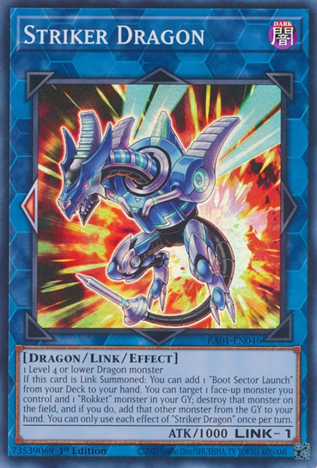 Striker Dragon [RA01-EN046] Super Rare | Play N Trade Winnipeg