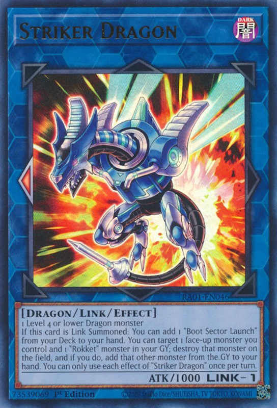 Striker Dragon [RA01-EN046] Ultra Rare | Play N Trade Winnipeg