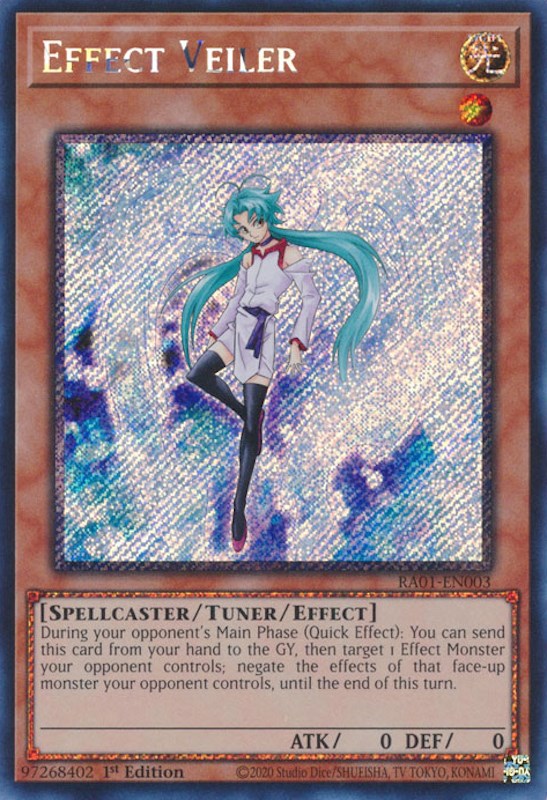 Effect Veiler [RA01-EN003] Platinum Secret Rare | Play N Trade Winnipeg