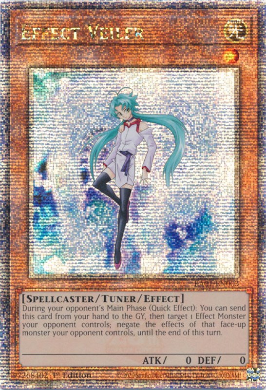 Effect Veiler [RA01-EN003] Quarter Century Secret Rare | Play N Trade Winnipeg