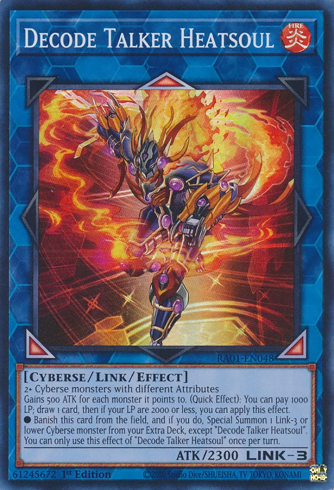 Decode Talker Heatsoul [RA01-EN048] Super Rare | Play N Trade Winnipeg
