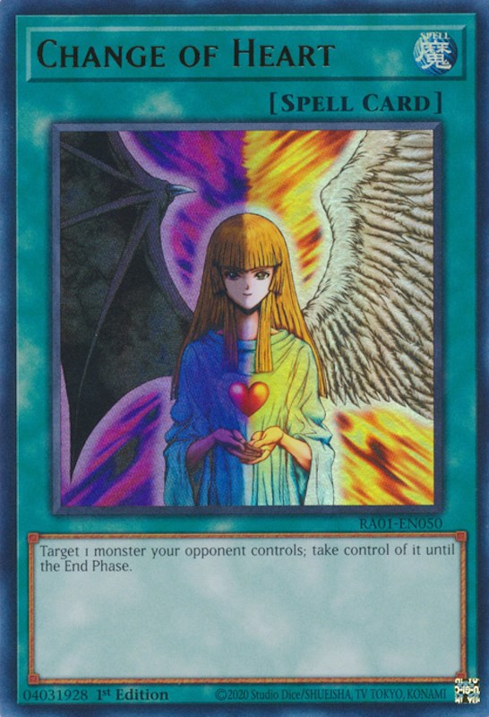 Change of Heart [RA01-EN050] Ultra Rare | Play N Trade Winnipeg