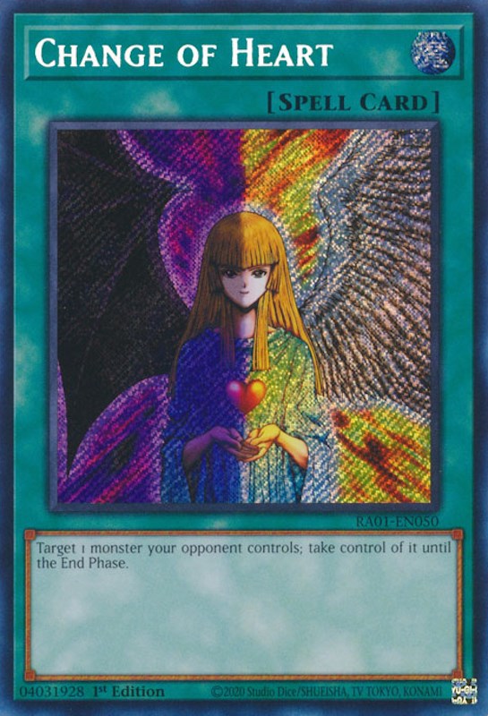 Change of Heart [RA01-EN050] Secret Rare | Play N Trade Winnipeg