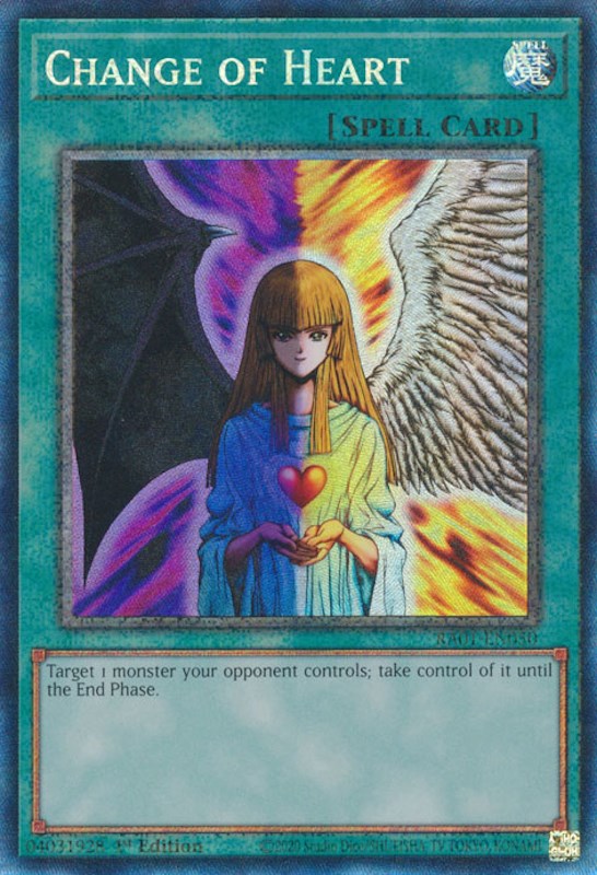 Change of Heart [RA01-EN050] Prismatic Collector's Rare | Play N Trade Winnipeg