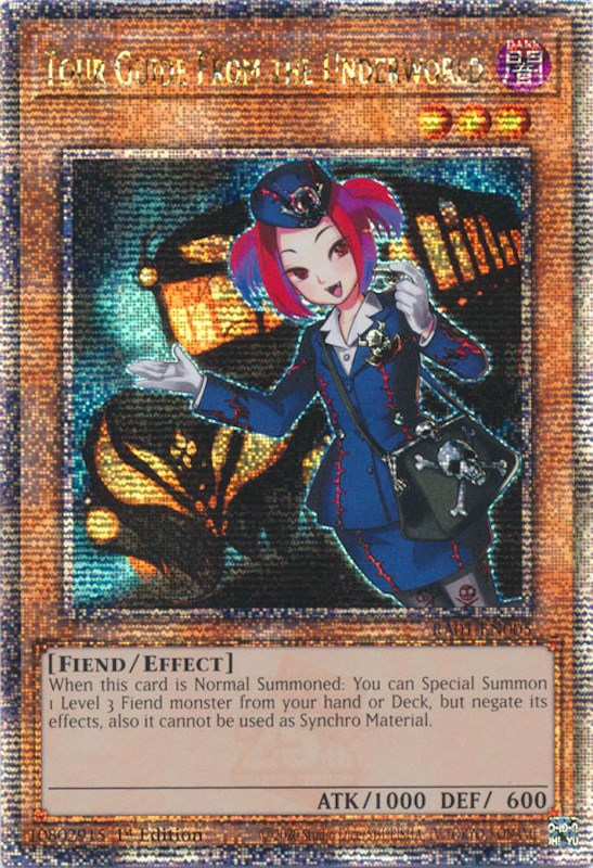 Tour Guide From the Underworld [RA01-EN005] Quarter Century Secret Rare | Play N Trade Winnipeg