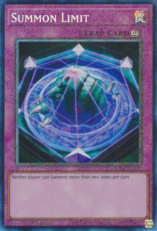 Summon Limit [RA01-EN070] Prismatic Collector's Rare | Play N Trade Winnipeg