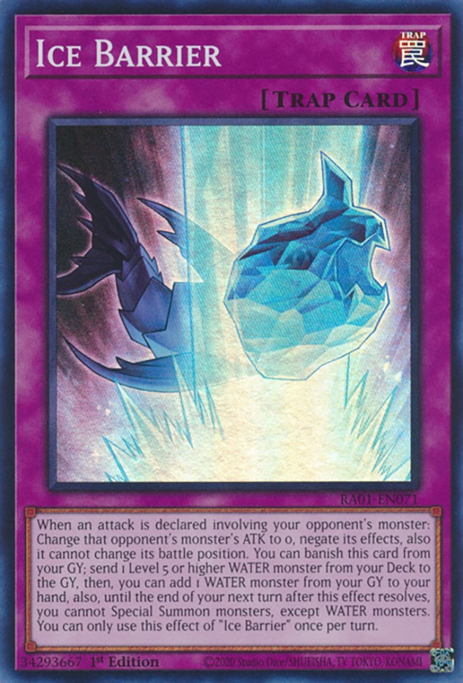 Ice Barrier [RA01-EN071] Super Rare | Play N Trade Winnipeg