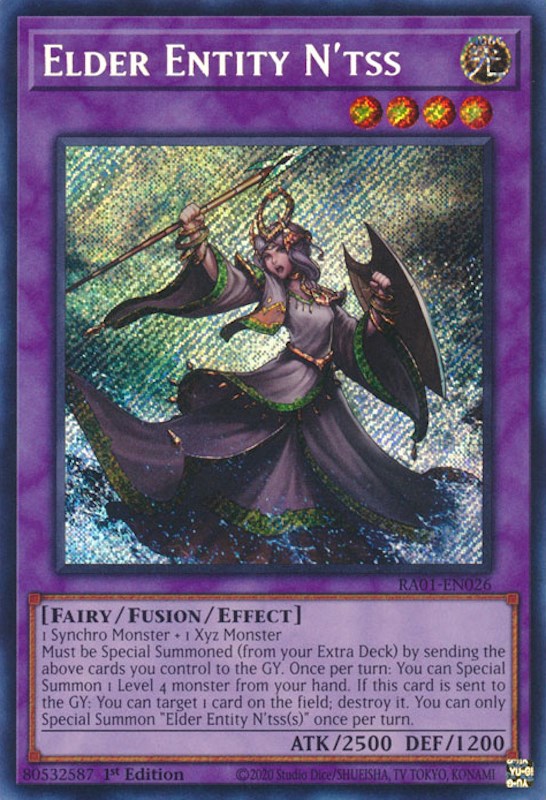 Elder Entity N'tss [RA01-EN026] Secret Rare | Play N Trade Winnipeg