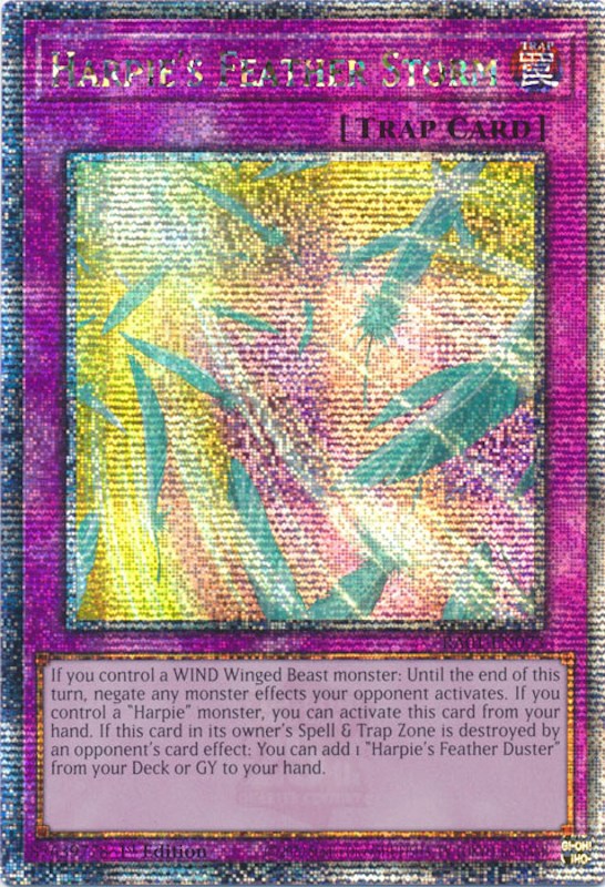 Harpie's Feather Storm [RA01-EN073] Quarter Century Secret Rare | Play N Trade Winnipeg