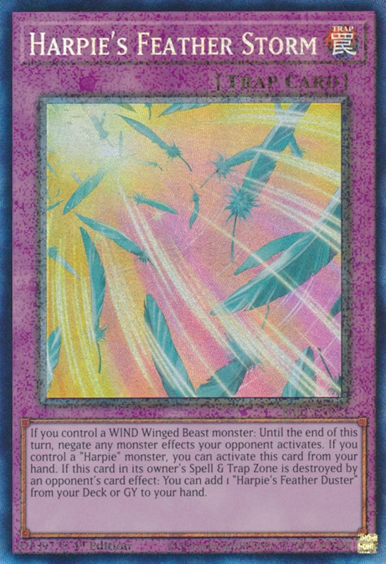 Harpie's Feather Storm [RA01-EN073] Prismatic Collector's Rare | Play N Trade Winnipeg