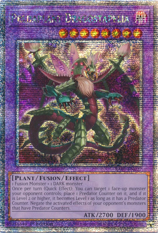 Predaplant Dragostapelia [RA01-EN027] Quarter Century Secret Rare | Play N Trade Winnipeg