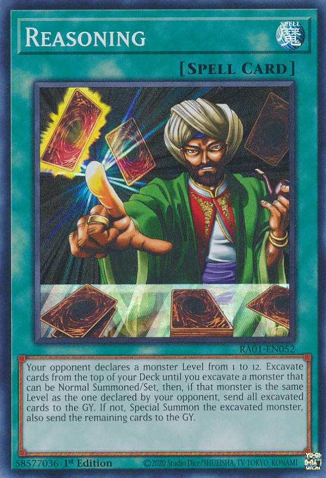 Reasoning [RA01-EN052] Super Rare | Play N Trade Winnipeg