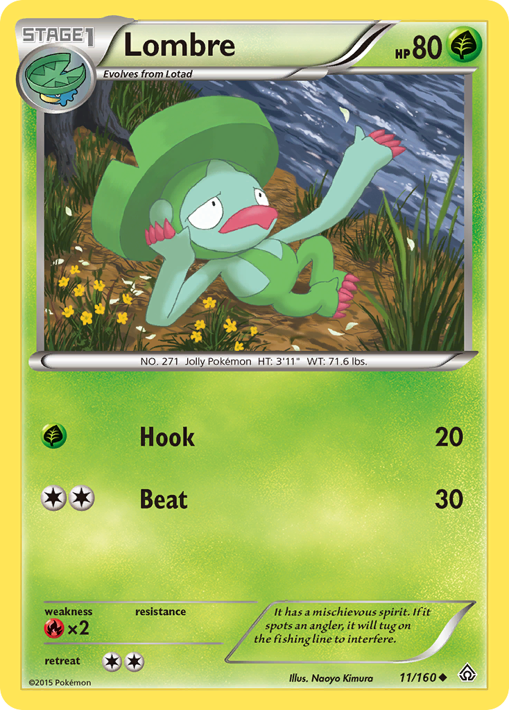 Lombre (11/160) [XY: Primal Clash] | Play N Trade Winnipeg