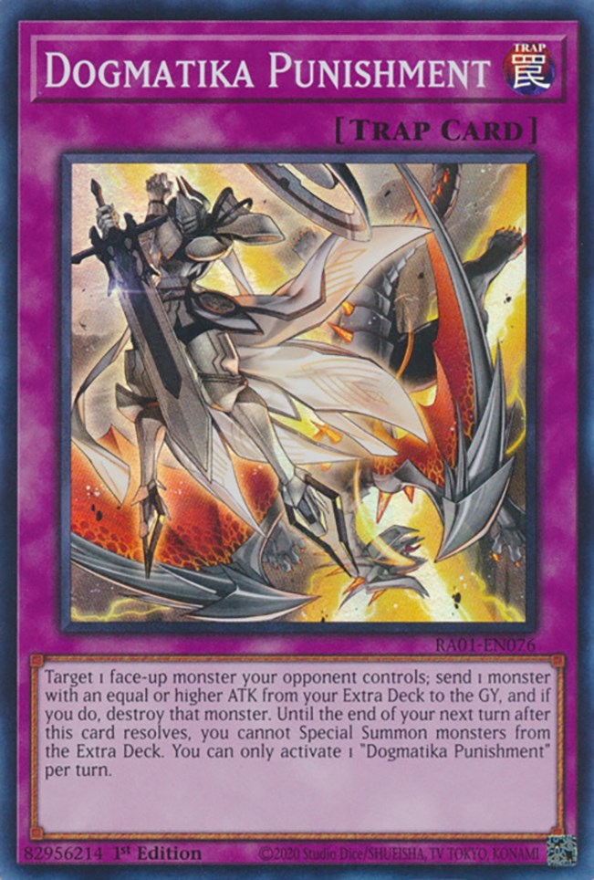 Dogmatika Punishment [RA01-EN076] Super Rare | Play N Trade Winnipeg