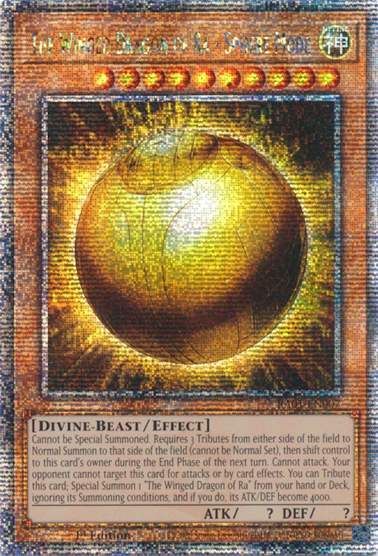 The Winged Dragon of Ra - Sphere Mode [RA01-EN007] Quarter Century Secret Rare | Play N Trade Winnipeg