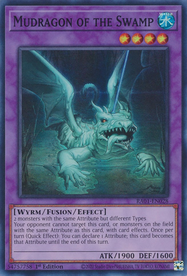 Mudragon of the Swamp [RA01-EN028] Super Rare | Play N Trade Winnipeg