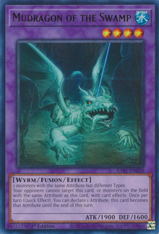 Mudragon of the Swamp [RA01-EN028] Ultra Rare | Play N Trade Winnipeg