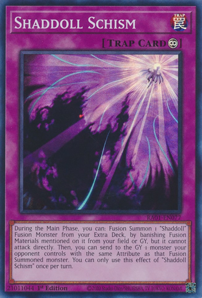 Shaddoll Schism [RA01-EN077] Super Rare | Play N Trade Winnipeg