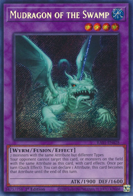 Mudragon of the Swamp [RA01-EN028] Secret Rare | Play N Trade Winnipeg