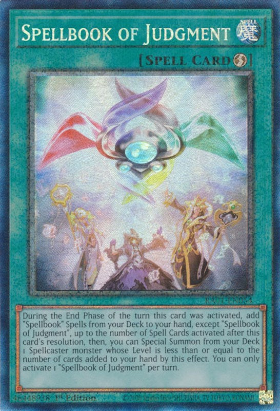 Spellbook of Judgment [RA01-EN054] Prismatic Collector's Rare | Play N Trade Winnipeg