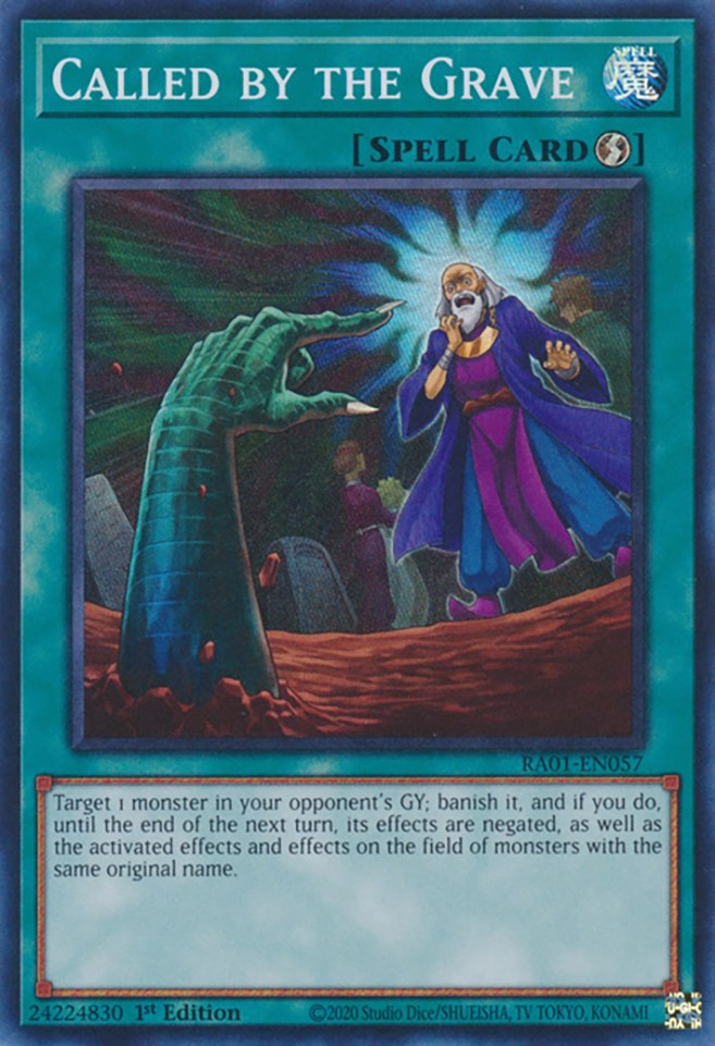 Called by the Grave [RA01-EN057] Super Rare | Play N Trade Winnipeg