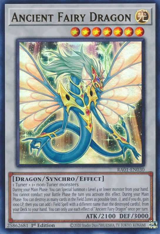 Ancient Fairy Dragon [RA01-EN030] Ultra Rare | Play N Trade Winnipeg