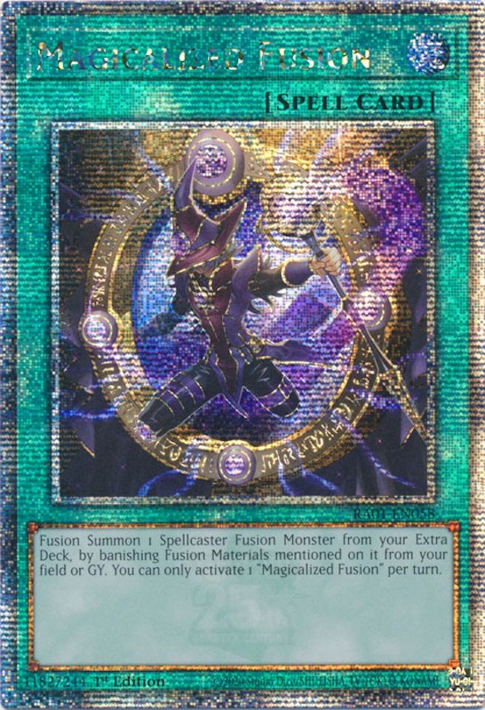 Magicalized Fusion [RA01-EN058] Quarter Century Secret Rare | Play N Trade Winnipeg