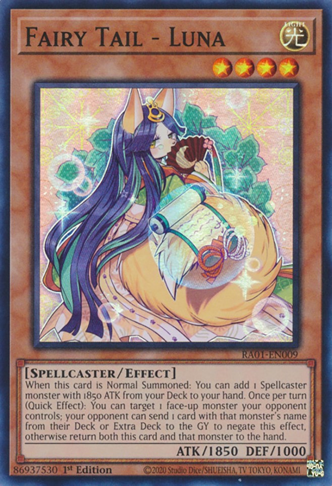 Fairy Tail - Luna [RA01-EN009] Super Rare | Play N Trade Winnipeg