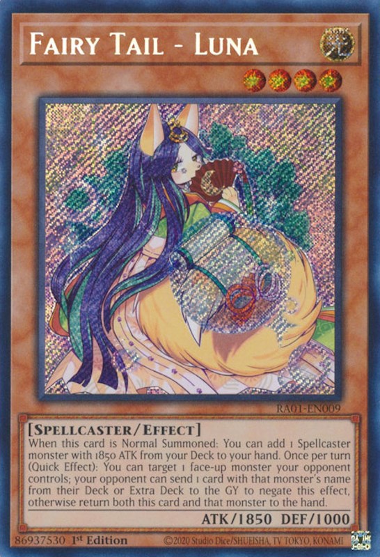 Fairy Tail - Luna [RA01-EN009] Secret Rare | Play N Trade Winnipeg