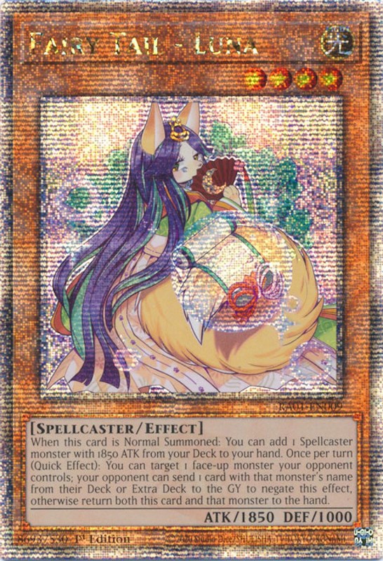 Fairy Tail - Luna [RA01-EN009] Quarter Century Secret Rare | Play N Trade Winnipeg