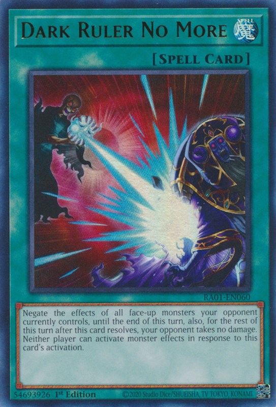 Dark Ruler No More [RA01-EN060] Ultra Rare | Play N Trade Winnipeg