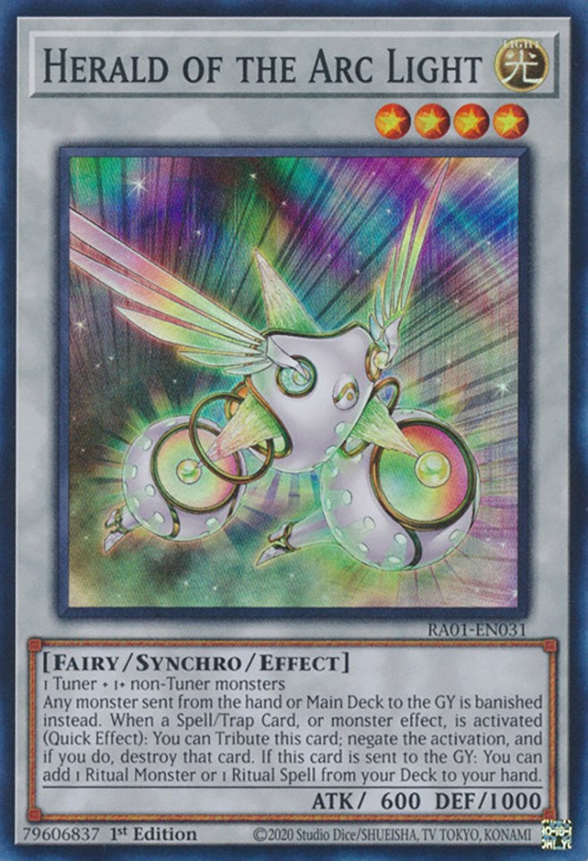 Herald of the Arc Light [RA01-EN031] Super Rare | Play N Trade Winnipeg