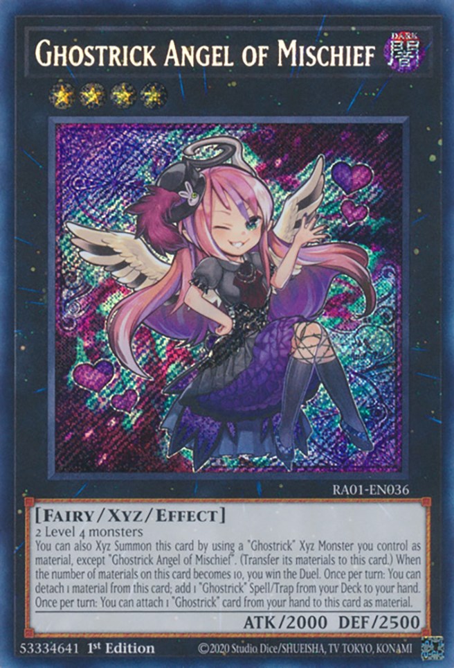 Ghostrick Angel of Mischief [RA01-EN036] Super Rare | Play N Trade Winnipeg