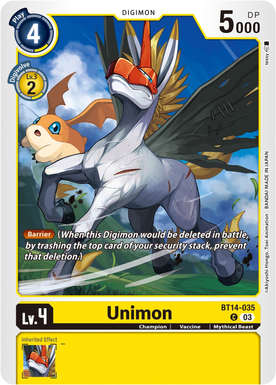 Unimon [BT14-035] [Blast Ace] | Play N Trade Winnipeg