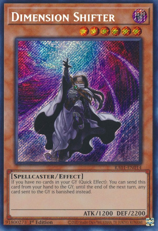 Dimension Shifter [RA01-EN014] Secret Rare | Play N Trade Winnipeg