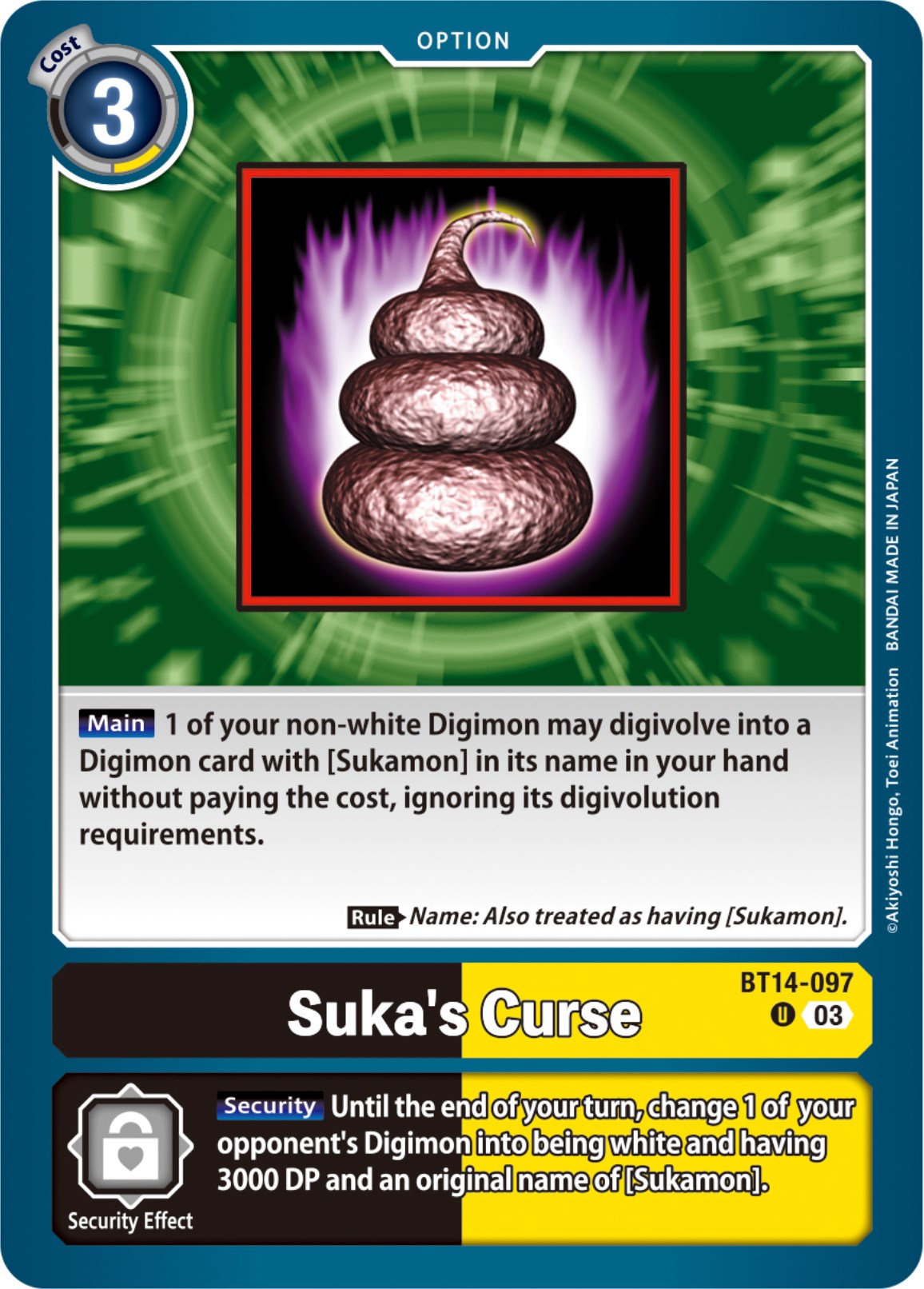 Suka's Curse [BT14-097] [Blast Ace] | Play N Trade Winnipeg