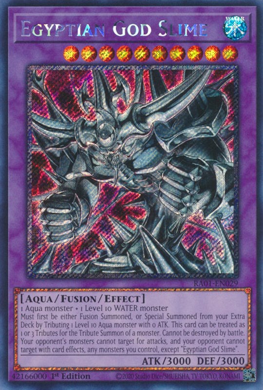 Egyptian God Slime [RA01-EN029] Platinum Secret Rare | Play N Trade Winnipeg