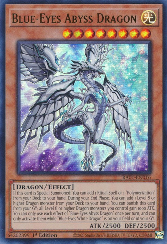 Blue-Eyes Abyss Dragon [RA01-EN016] Ultra Rare | Play N Trade Winnipeg