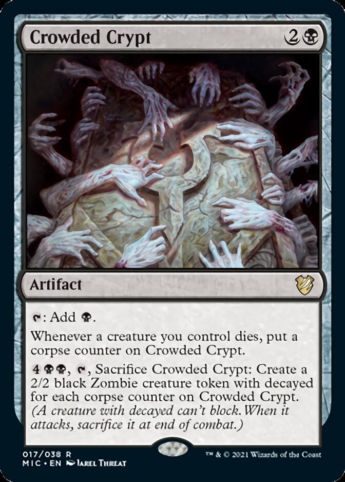 Crowded Crypt [Innistrad: Midnight Hunt Commander] | Play N Trade Winnipeg