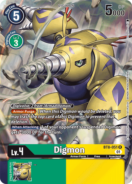 Digmon [BT8-051] (Alternate Art) [New Awakening] | Play N Trade Winnipeg