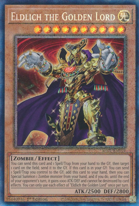 Eldlich the Golden Lord [RA01-EN019] Prismatic Collector's Rare | Play N Trade Winnipeg