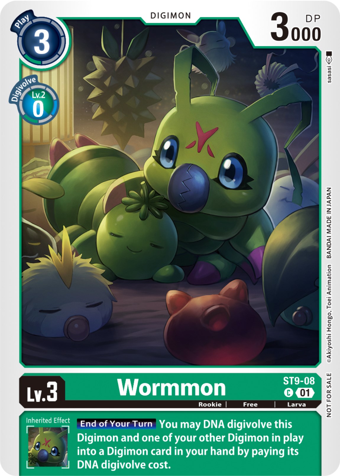 Wormmon [ST9-08] (NYCC 2023 Demo Deck) [Starter Deck: Ultimate Ancient Dragon] | Play N Trade Winnipeg